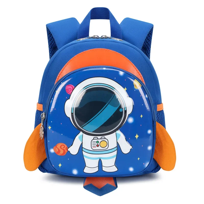 

Toddler Boys Mini Cute Space Man Pattern School Bag Kindergarten Kids Cartoon Astronaut Backpack For Little Boys