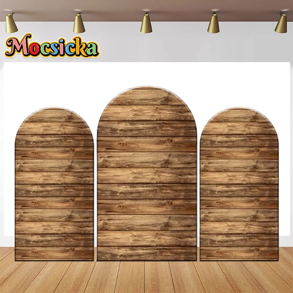 

Customi Wooden Arch Backdrop Cover Girls Boys Newborn Baby Shower 1st Birthday Chiara Wall Party Photography Background Wall
