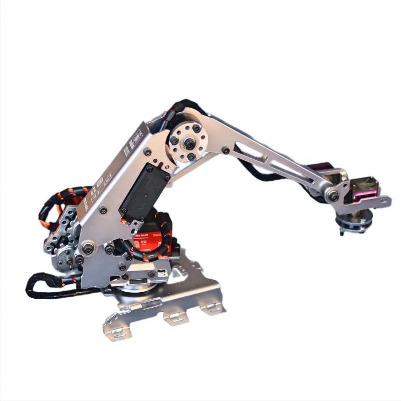 Nuovo Braccio Robotico a 6 Assi con Servomotori MG996R per Arduino, Kit Fai-da-Te con Ventosa, Giocattoli STEM - immagine 3