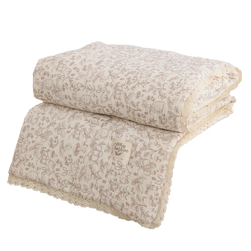 Newborn Infant Baby Bedding Summer Thin Blanket Baby Comforter Quilts for Kindergarten Children's Quilt