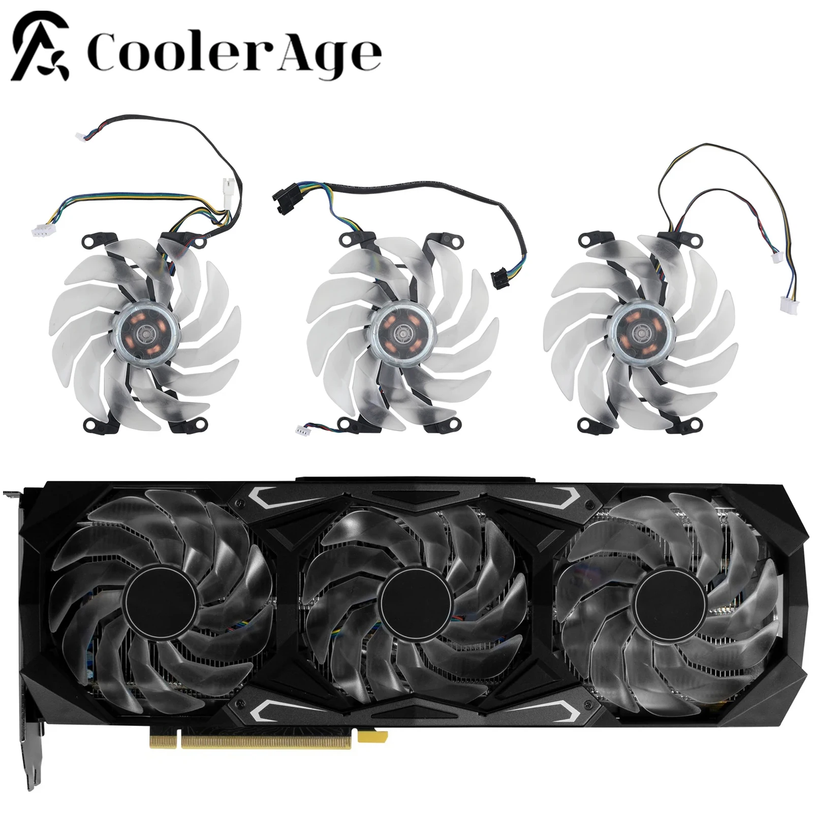 Ventilador de Placa Gráfica para Galaxy Original Novo Rtx 3080ti 3080 3090 sg Rtx3080ti Rtx3080 Rtx3090 90 mm