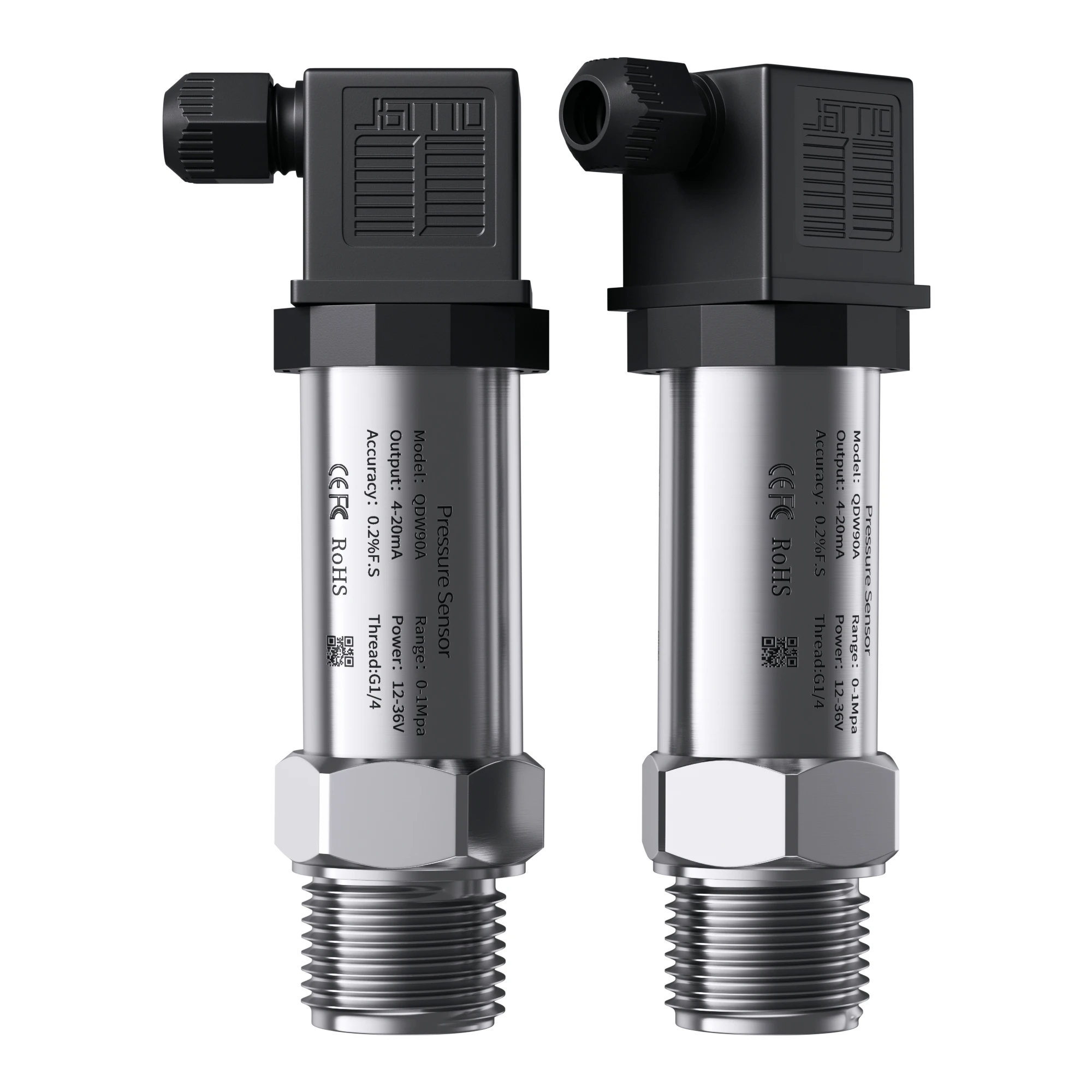 Pressure Transmitter Hydraulic 4 20mA 0-10V RS485 Differential Pressure Sensor Gauge G1/4 NPT1/4 12-36V 0-1bar 10bar 16bar 60bar pressure sensor