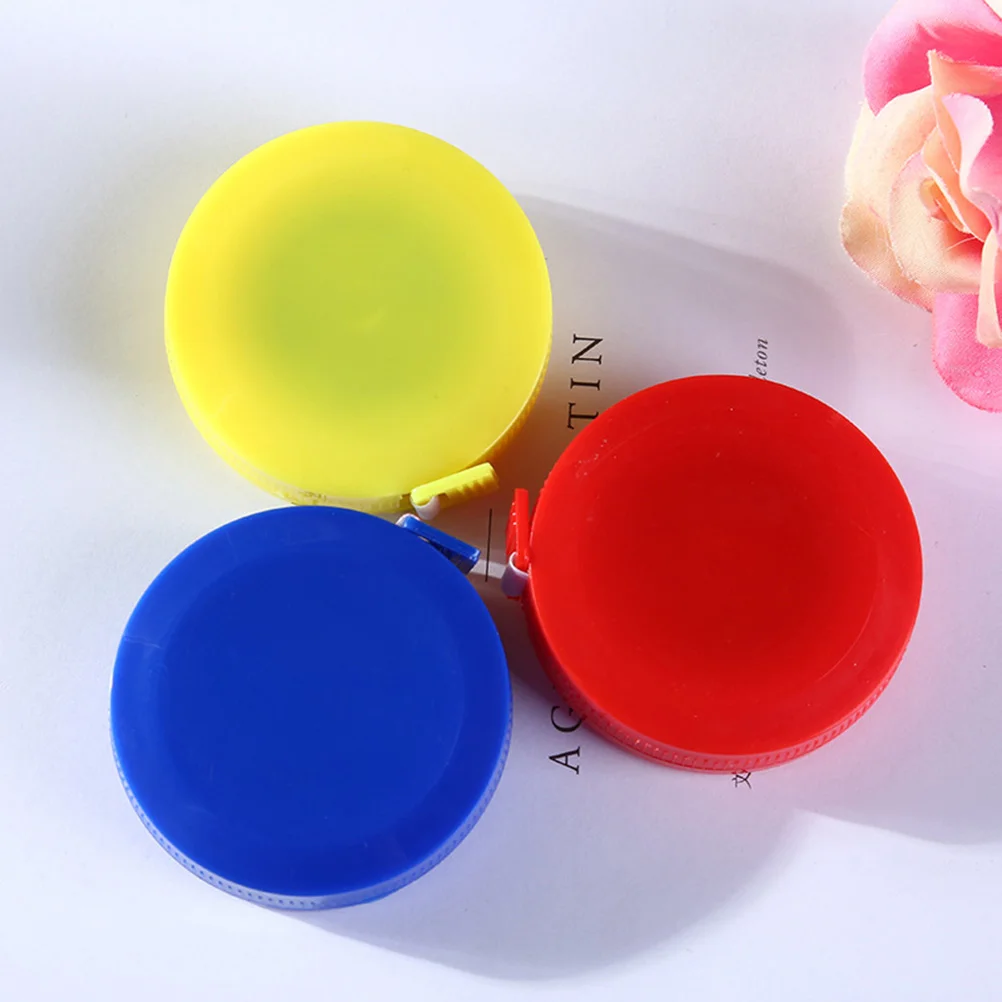 

3 Pcs Creative 15M and Retractable Tape Measure Body Measurement Tailor Sewing Craft Cloth Dieting Measuring Tape
