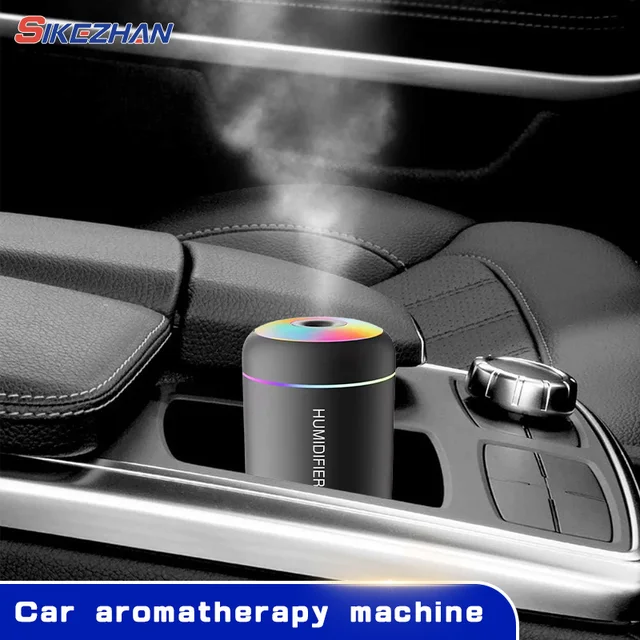 Mini humidificateur d'air USB 180ML, diffuseur d'arôme, purificateur d'huile essentielle, brumisateur, lumières colorées, pour maison, voiture, bureau 1