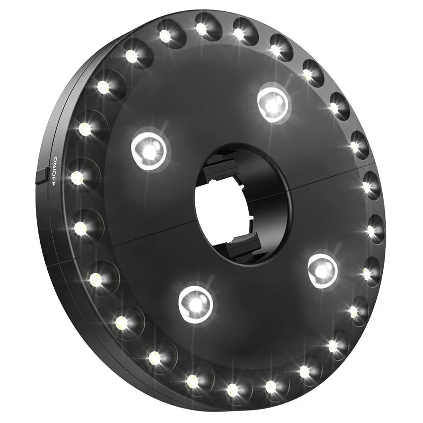 Super Bright Umbrella Pole Light, 28 LED Lights, 3 Brightness Modes, Cordless Umbrella Light for Camping Tents or Outdoor Use