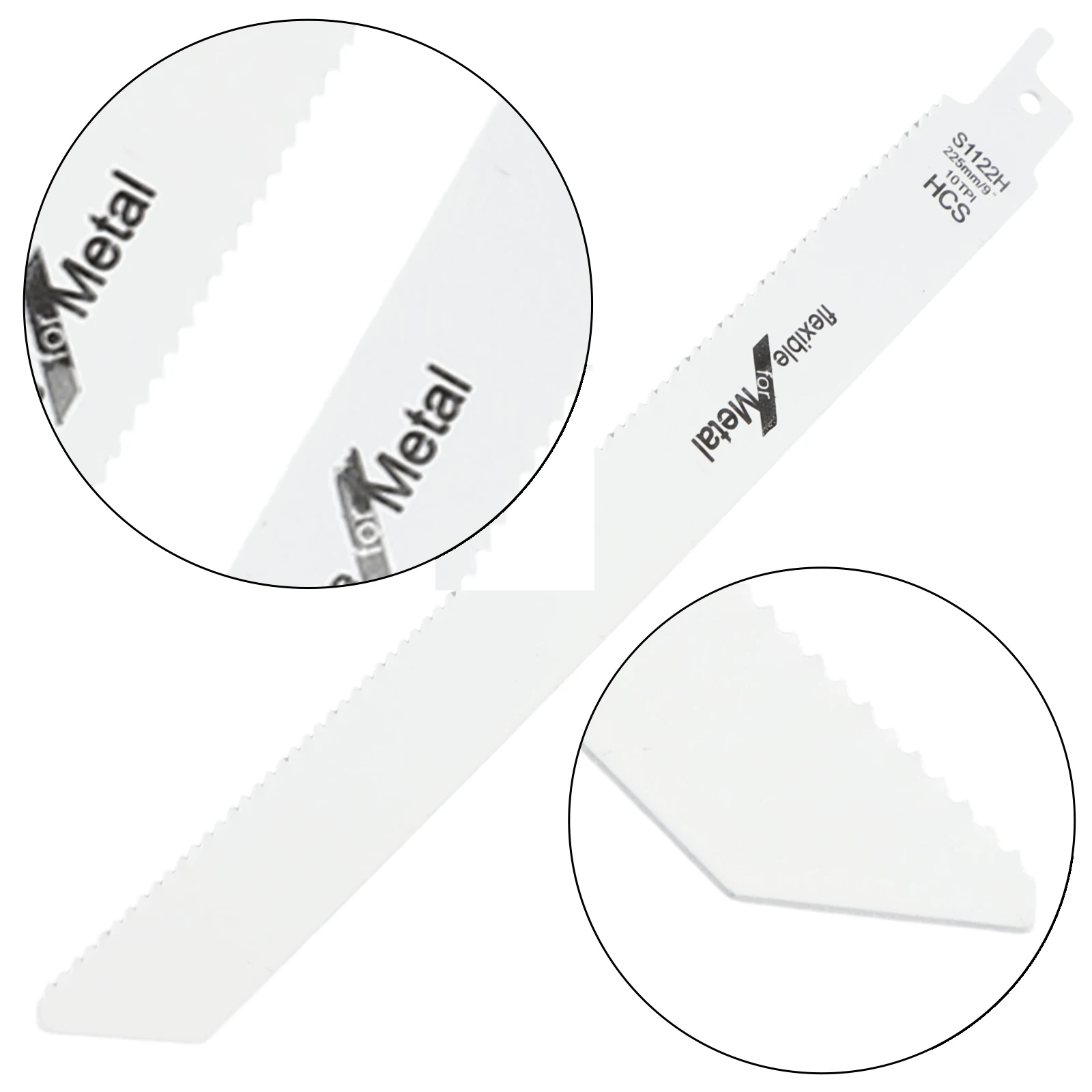 Reciprocating Saw Blades 5pcs 225mm BI-Metal For Wood Metal Plastic