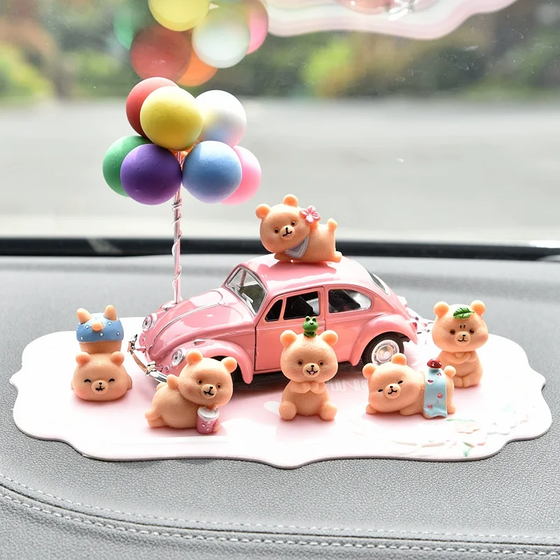 Super Cute Swinging Duck Car Mirror Hanging Ornament Car Interior Accessories (Duck