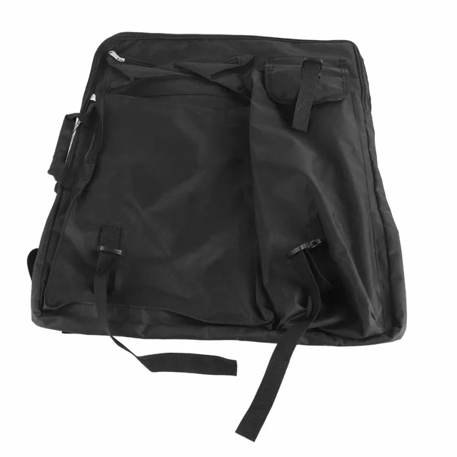 Large 4K Art Supplies Bag Black Multi-Pocket Travel Sketching Bag Adjustable Strap Waterproof Art Carry Case 1
