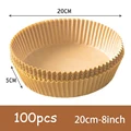 100PCS  20cm round