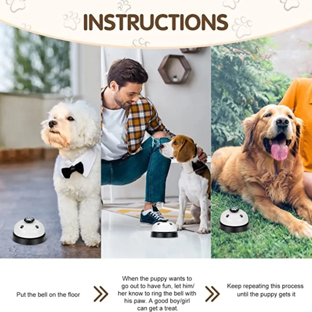 Hand Call Bell Desk Summons Bell Pet Ringing Toy Christmas Kitchen Accessories