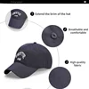 2024  Print Big Size 67cm Summer Men's Sports Running Baseball Cap Men's Quick Drying Women's Solid Color Baseball Cap 5