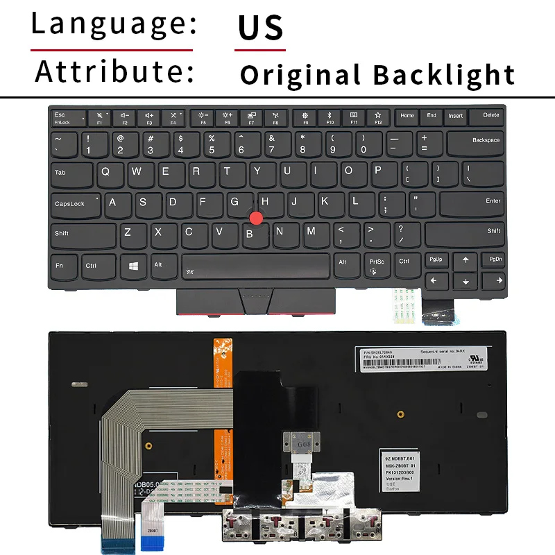 para Lenovo Thinkpad T470, T480, A475, A485,