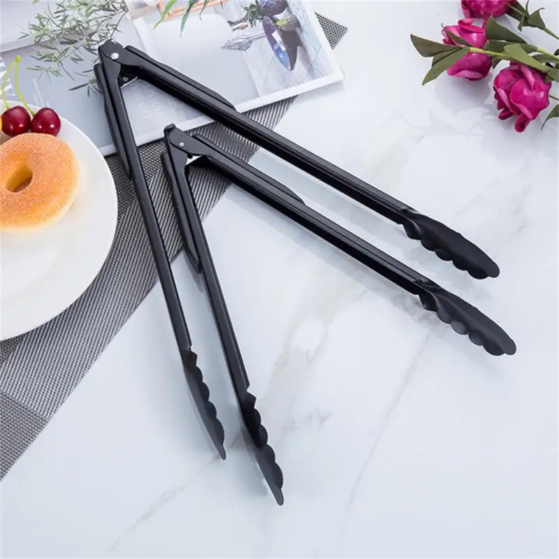 Food Tongs Iron Material Retarding Heat Easy To Clean