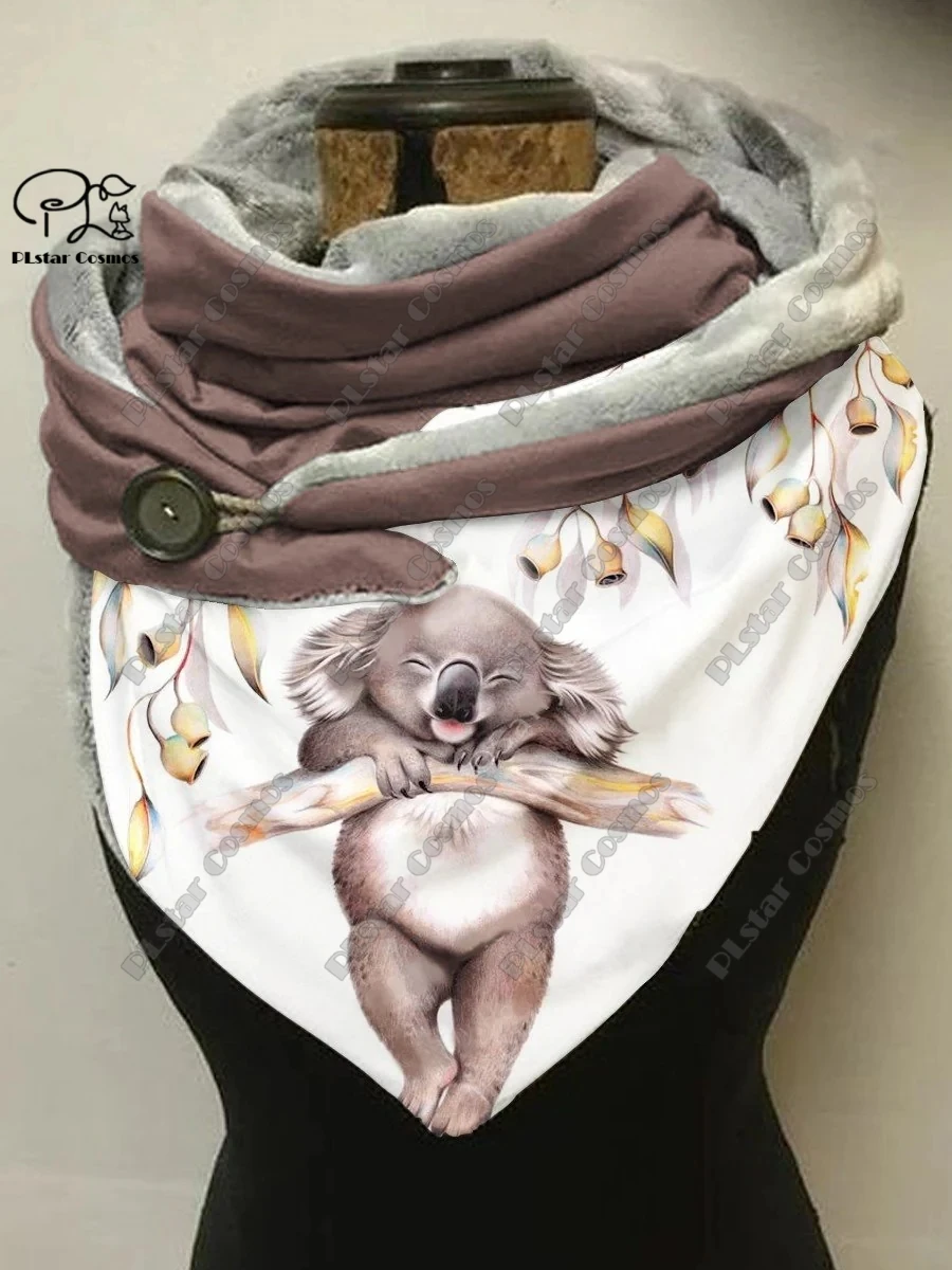 Рисунок 5 - Милый теплый шарф с 3D принтом животных