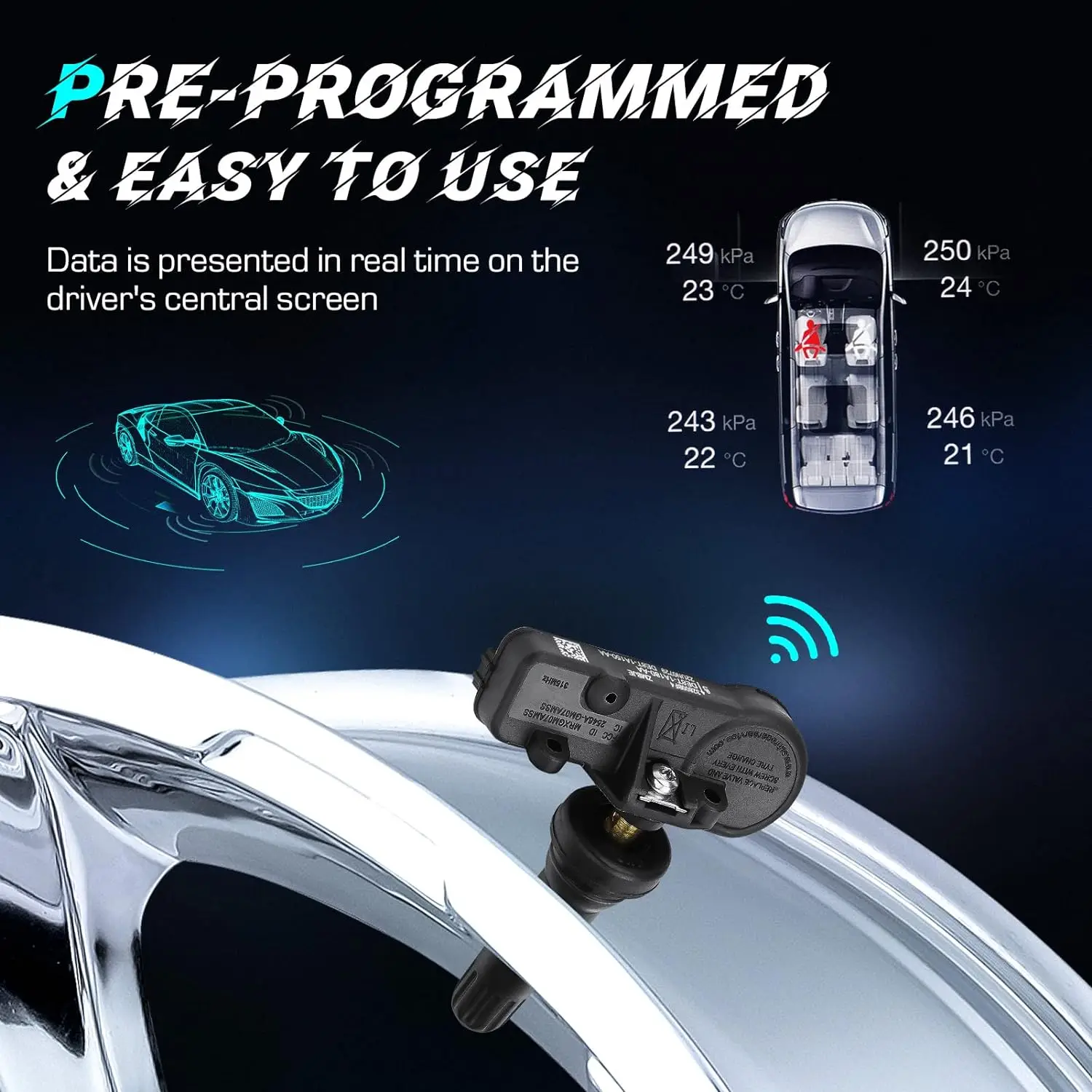 Ÿ̾ з  ͸ ý, TPMS,  , 9L3Z1A189A, 315MHZ, 9L3T-1A180-CA, 9L3T-1A180-AF, MRXFE3MAF4, 4 