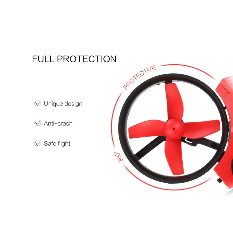 Mini Drone NIHUI NH-010 2.4GHz 6 Axes Gyroscope avec 3 Batteries