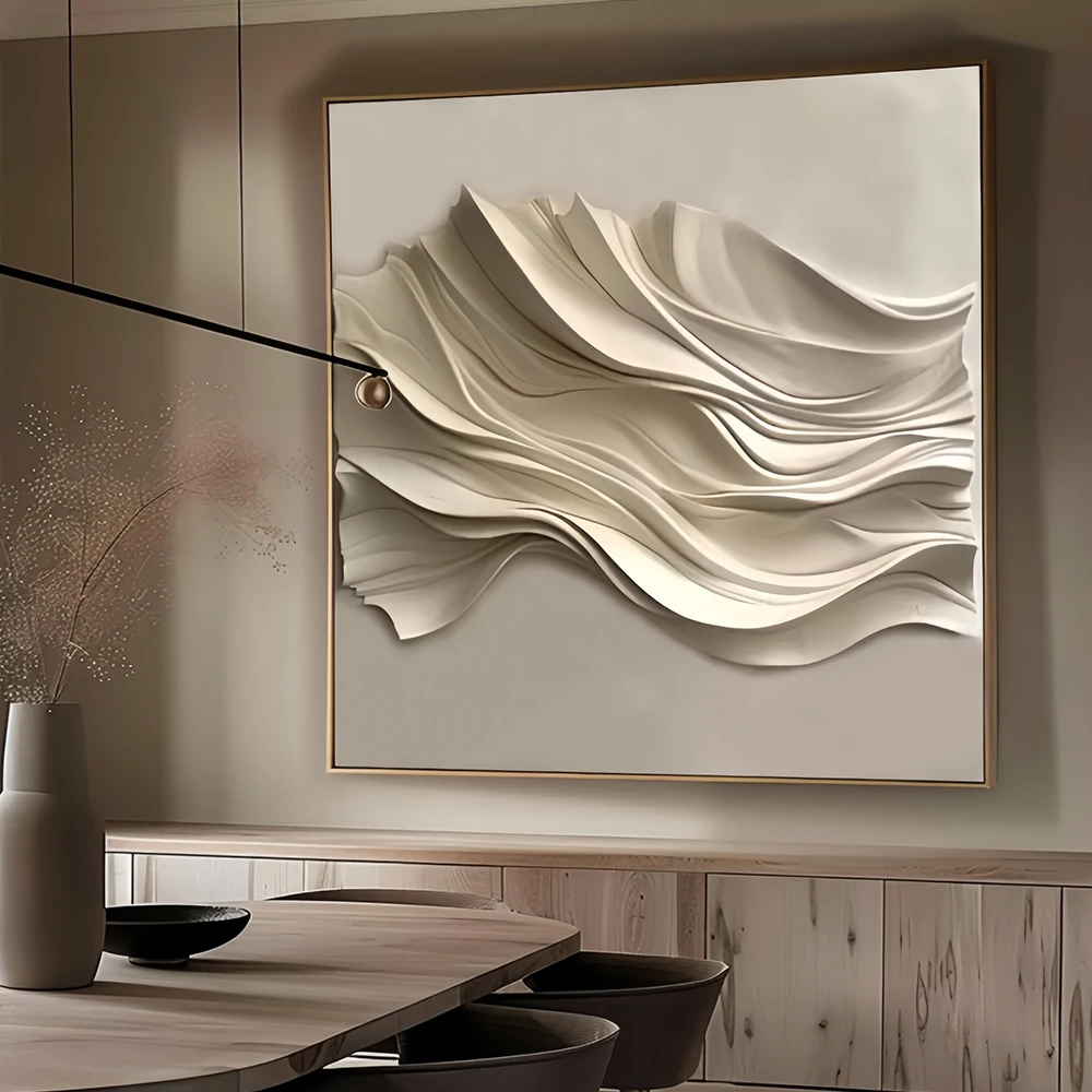 Abstract Relief Geometric Art Posters 5