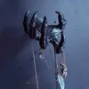 1pc-Resin Demon Claw Hand Witch Arm Holder,  Pendant Halloween Decor Wall Hanging Accessory Craft Supplies for Home Decoration 2