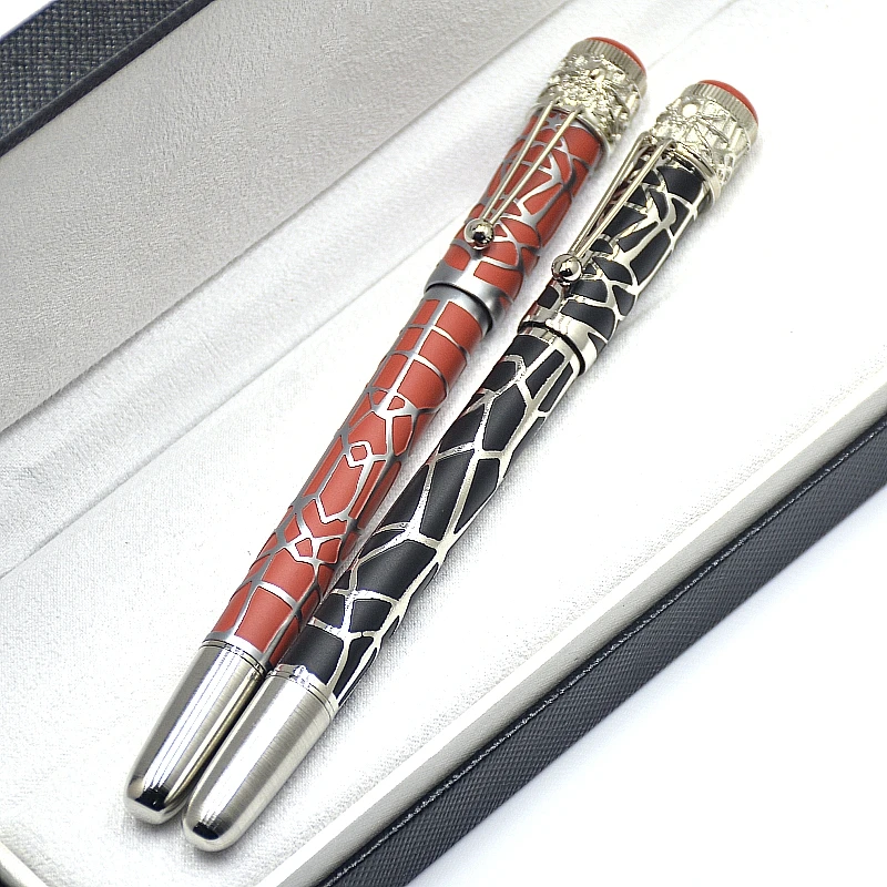 

MB Limited Edition 1912 Heritage Series Matte Black & Red Rollerball Pen Ballpoint Pen Unique Relief Spider Fountain Pen Writing
