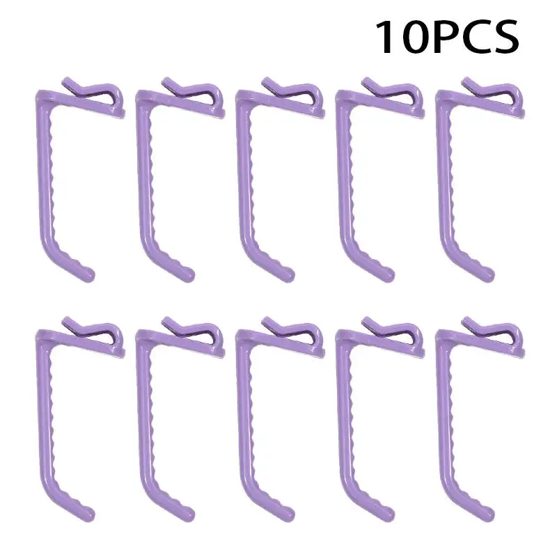 10-50PCS Supermarkt Regal Haken Kunststoff Schmuck Snack Spielzeug Socken Draht Mesh Regal Wand Display Haken Multi-funktionale lagerung Werkzeug – Detail 17