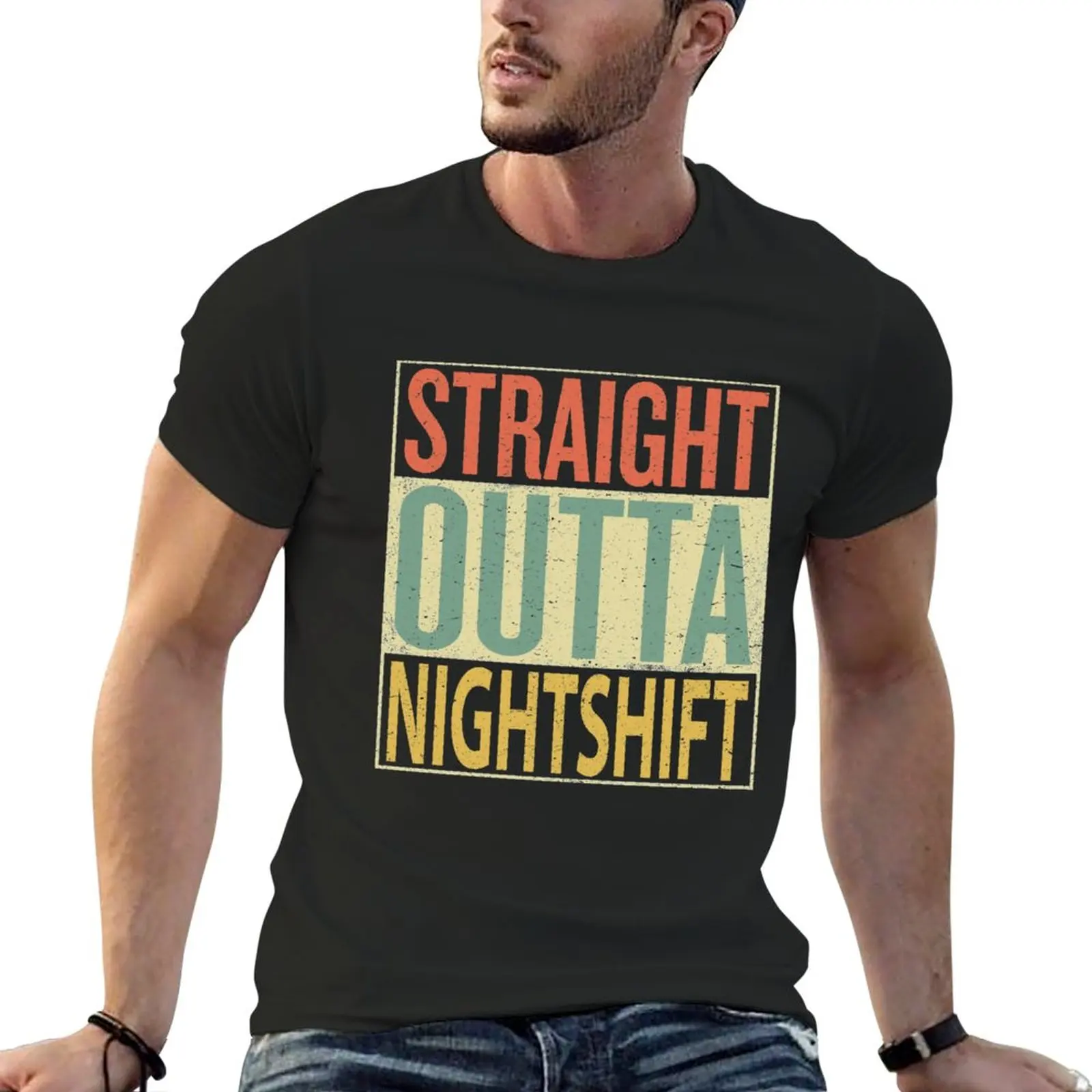 

Straight Outta Nightshift T-Shirt tees vintage clothes t shirts men