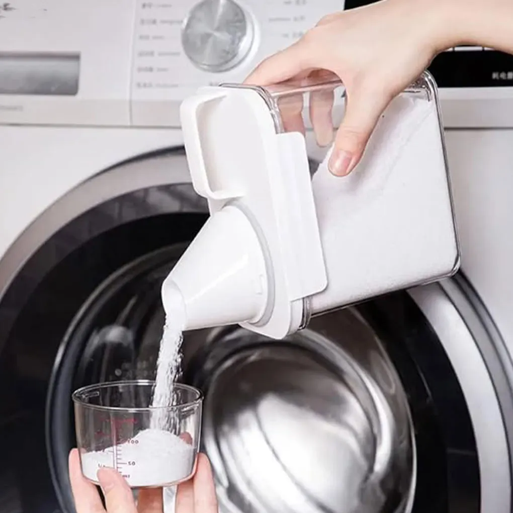 

Wide Application Airtight Laundry Detergent Dispenser With Measuring Cup Lightweight And Easy