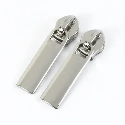 Zipper Slider Pullers for Nylon Zippers - Sewing Repair Kit Accessories (Silver)