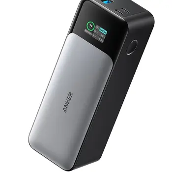 Anker 737 보조베터리 (PowerCore 24K) 고용량 24000mAh 3 포트 휴대용 충전기, 140W 출력 스마트 디지털 디스플레이