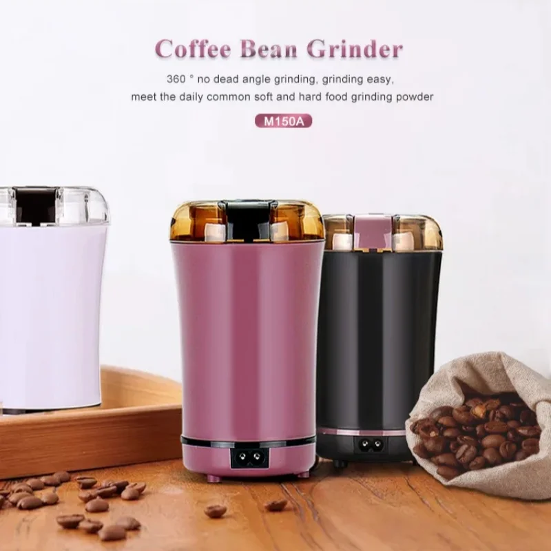 Coffee Grinder Stainless Steel Nuts Beans Grains Mill Herbs Electric Grinding Machine Multifunctional Coffee Bean Grinding Home 2