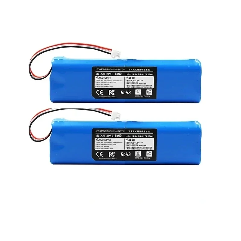 High Capacity Lithium Ion Battery for Viomi S9 Lydsto R1 Roidmi Eve Plus 14.4V 12800mAh