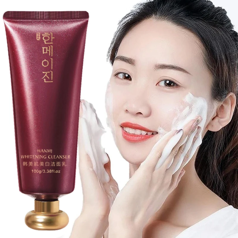 

Nicotinamide Whitening Moisturizing Facial Cleanser Shrink Pores Deep Cleaning Oil Control Repair Smoothing Skin Care 100g