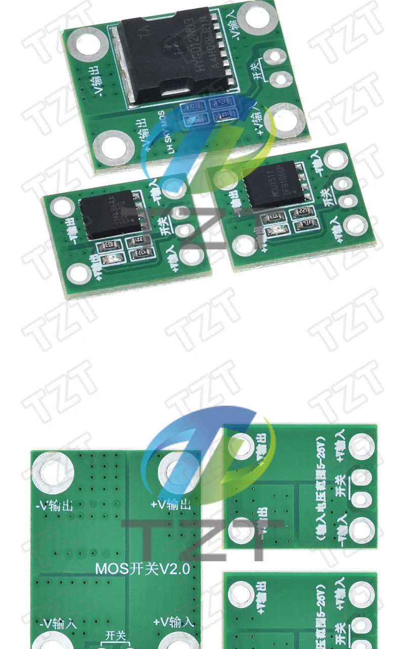 1/3/5PCS 20A 50A 100A High Power MOS Trigger Schalter Fahrer Feldeffektröhre PWM regulierung Elektronische Schalter Steuerung 5-26V – Detail 6