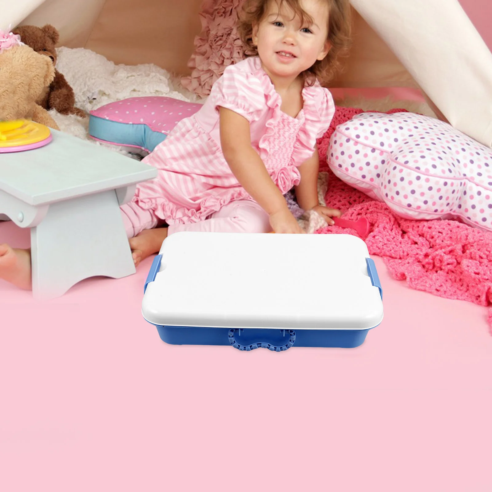 Sand Table Storage Box Sandbox Portable Craft Organizers Tray for Sensory Play Trays Classroom 3