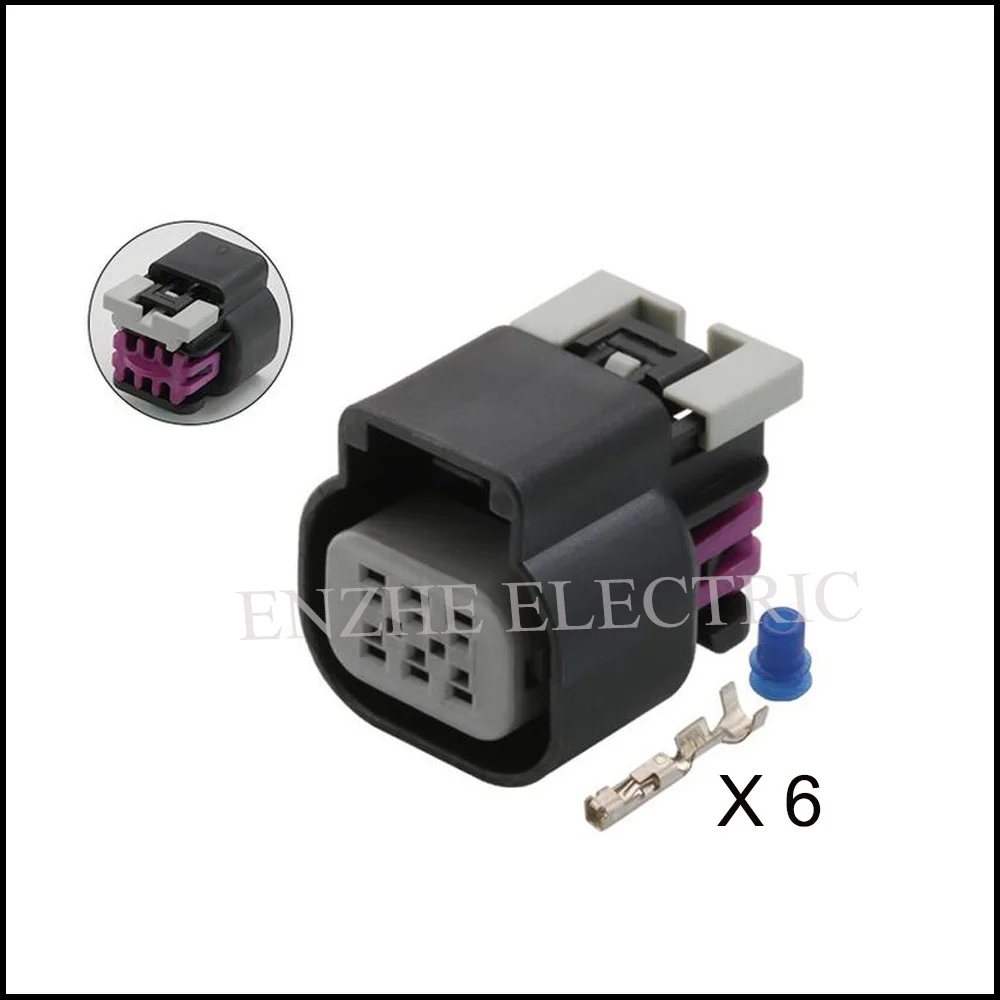 

100SET DJ7067D-1.5-21 Car wire cable 6 pin Waterproof automotive connector female male Plug include terminal seal