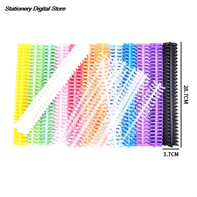 Clips de encuadernación para cuaderno A4, 10 piezas, 30 agujeros, círculos de papel de hojas sueltas, anillo para álbum de recortes, carpeta de álbum en espiral