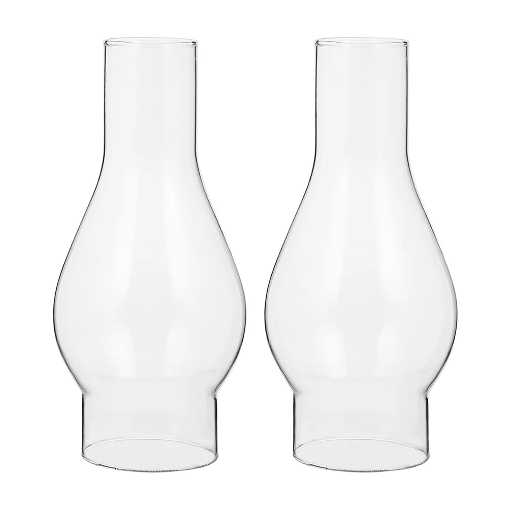 

Oil Lamp Chimney Replacement Kerosene Lampshade Holders Transparent Glass Shades
