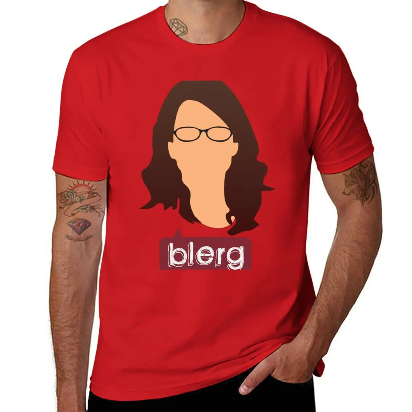 

Liz Lemon - Blerg T-Shirt sports fans vintage mens champion t shirts