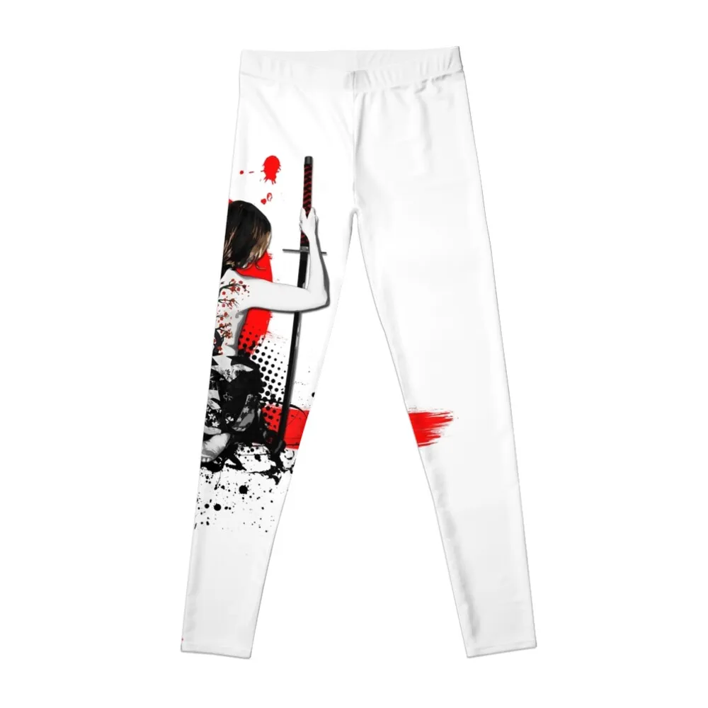 

Female Samurai Leggings sporty woman gym legging pants raises butt Womens Leggings