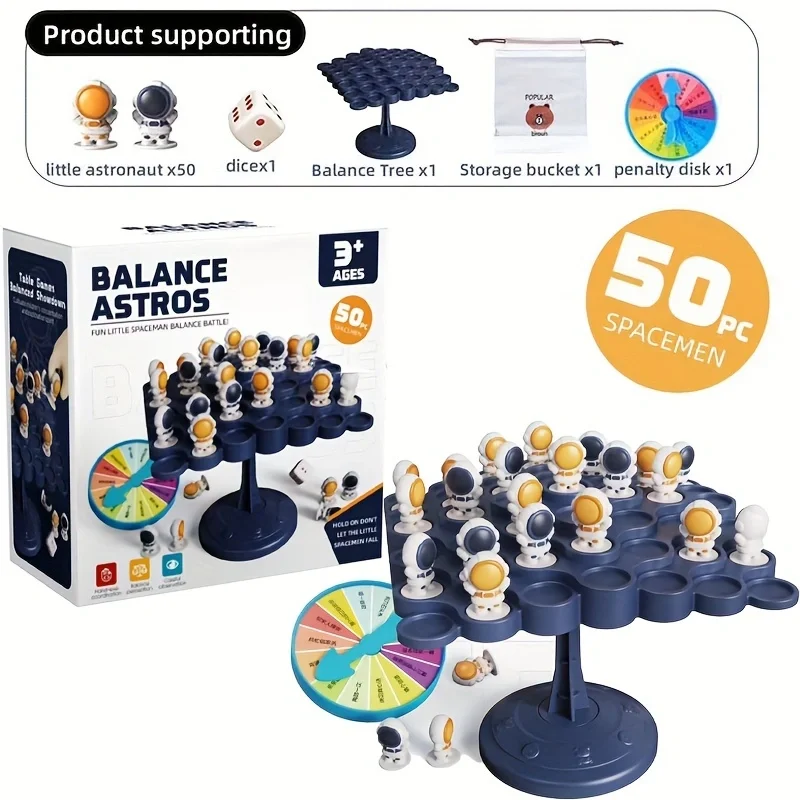 Bulmaca Astronot Denge Ağacı Astronot Oyuncak Ebeveyn-çocuk Interaktif Çocuk Farkındalık Düşünme Eğitimi Masa Oyunu