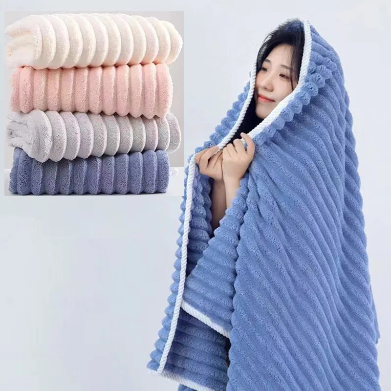 Candy Bar Towels Bath Towels Coral Velvet Beach Towels Faster Drying More Absorbent