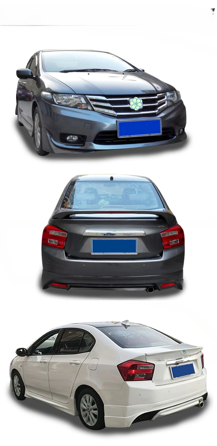 Car Front Bumper Lip Rear Diffuser Lip Side Skirts for Honda City 2009 2010 2011 Body Kit Auto Parts AliExpress