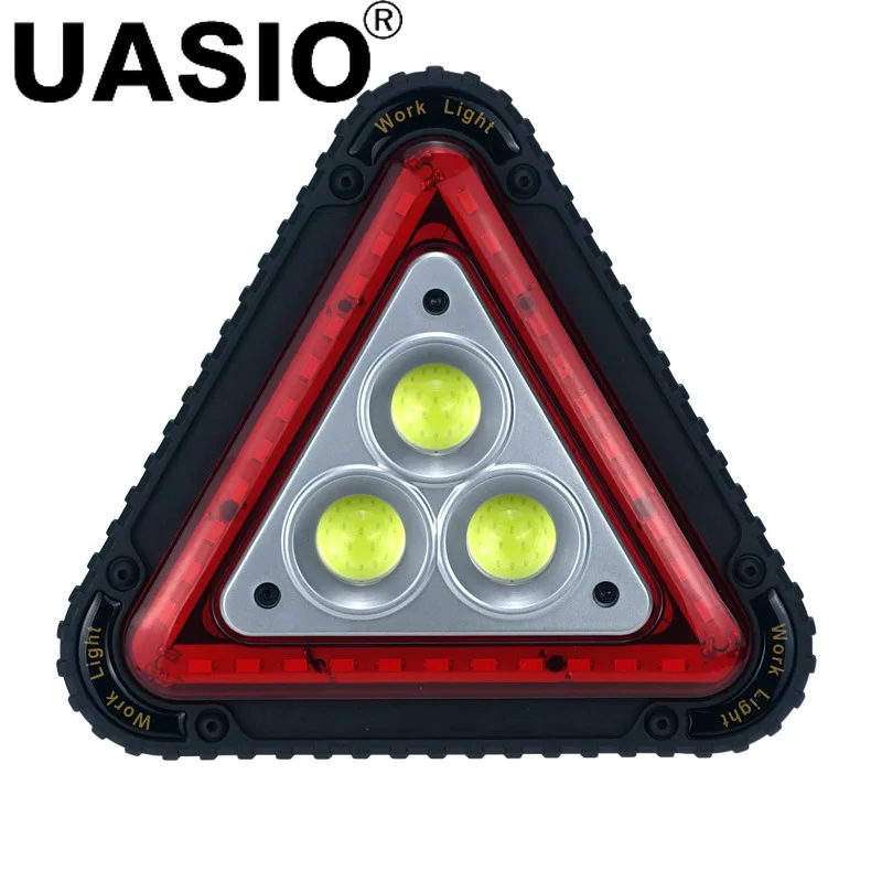 Triangle Multifunctional COB Work Light USB Charging Outdoor Camping 36LED Traffic Warning Light Self Driving Tour large capacity power bank 200000mah mobile power supply 65w fast charging mobile phone laptop outdoor mobile power supply