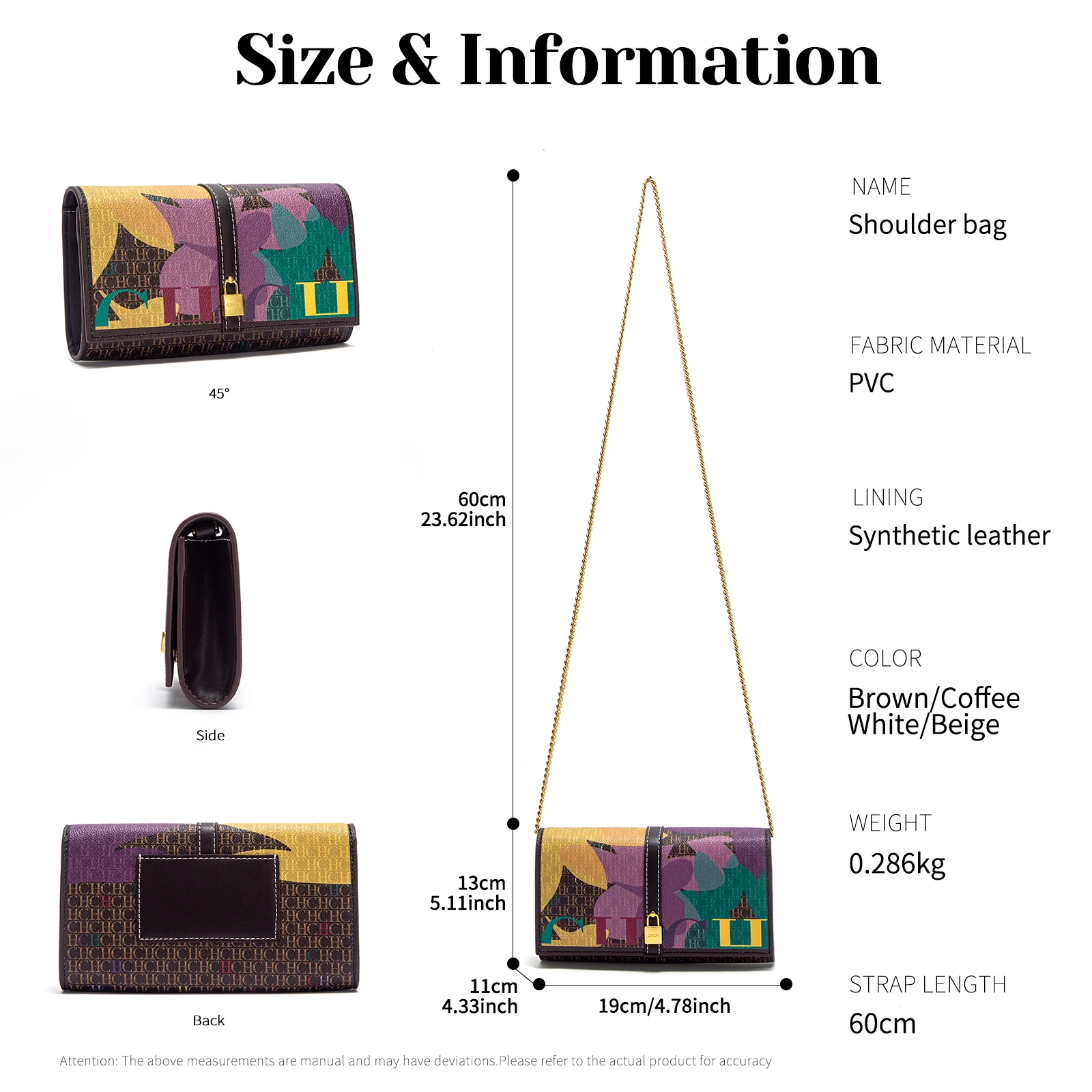 حقيبة CHCH الصيفية الجديدة: حقيبة كروسبودي صغيرة ب...