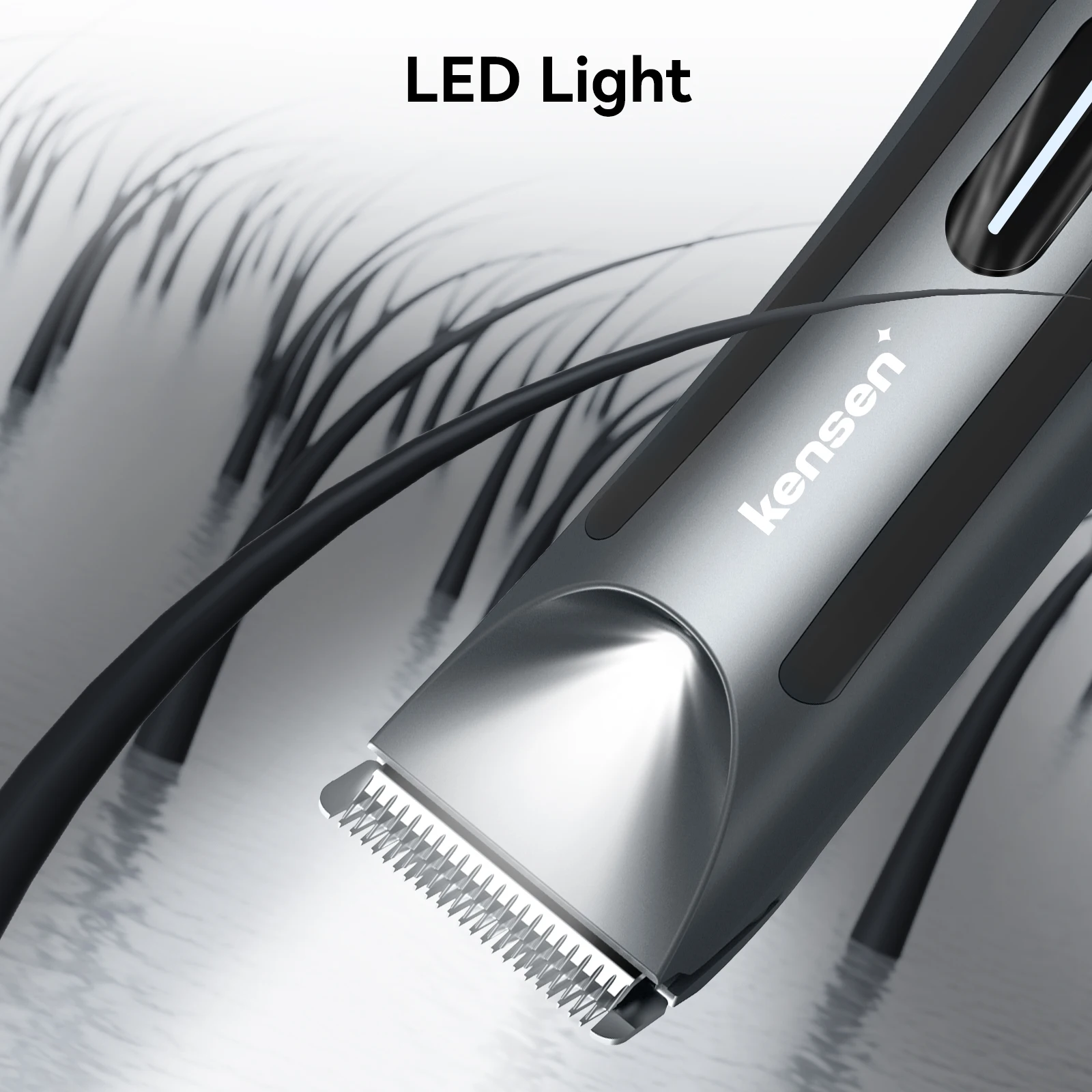 Kensen S10 Men's Electric Groin Body Hair Trimmer Pubic Hair Trimmer Body Grooming Clipper for Men Bikini USB Rechargeable Razor 5