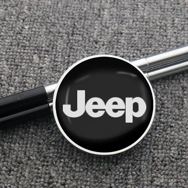 56/60mm Car Wheel Center Hub Caps Sticker Emblem For Jeep Gladiator Grand Cherokee Compass Accessory Renegade Wrangler JL JK