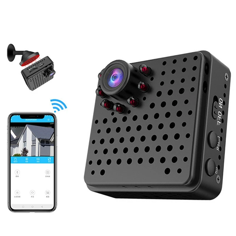 울트라 HD 1080P 카메라, 야외 스포츠 항공 사진 백 클립 카메라, 보안 모니터링, 무선 2.4Ghz 와이파이 카메라, 내구성