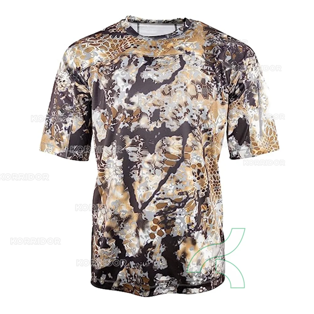 

Disguiser T-shirt Fishing Shirt Men UPF 50 Fishing Clothes Outdoor Short sleeve Sun Protection Performance Shirt Breathable Tops