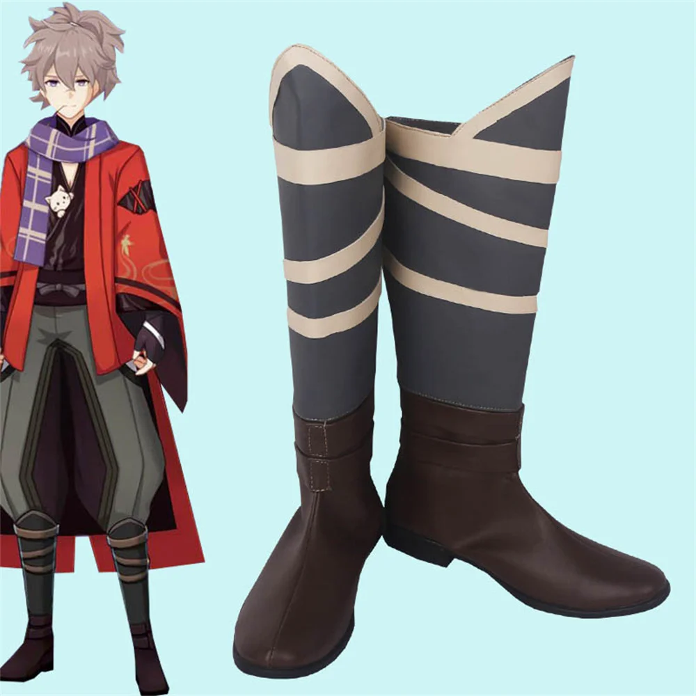 

Genshin Impact Kaedehara Kazuha Cosplay Shoes Boots Game Anime Halloween Christmas RainbowCos0 W2411
