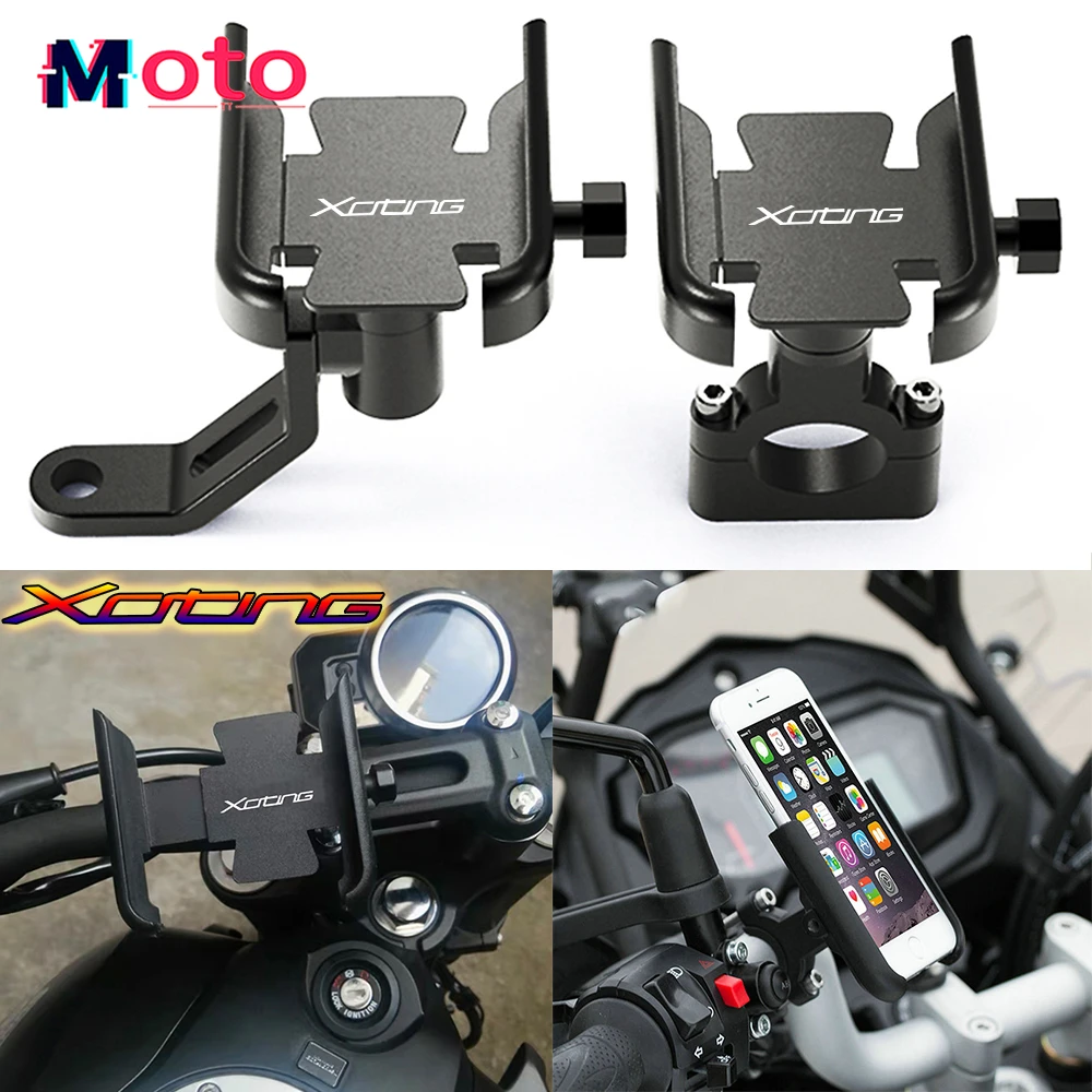Per Kymco Xciting 125 250 300 350 400 500 K-Xct Hot Deals Accessori Moto Manubrio Supporto Per Cellulare Supporto Per Supporto Gps