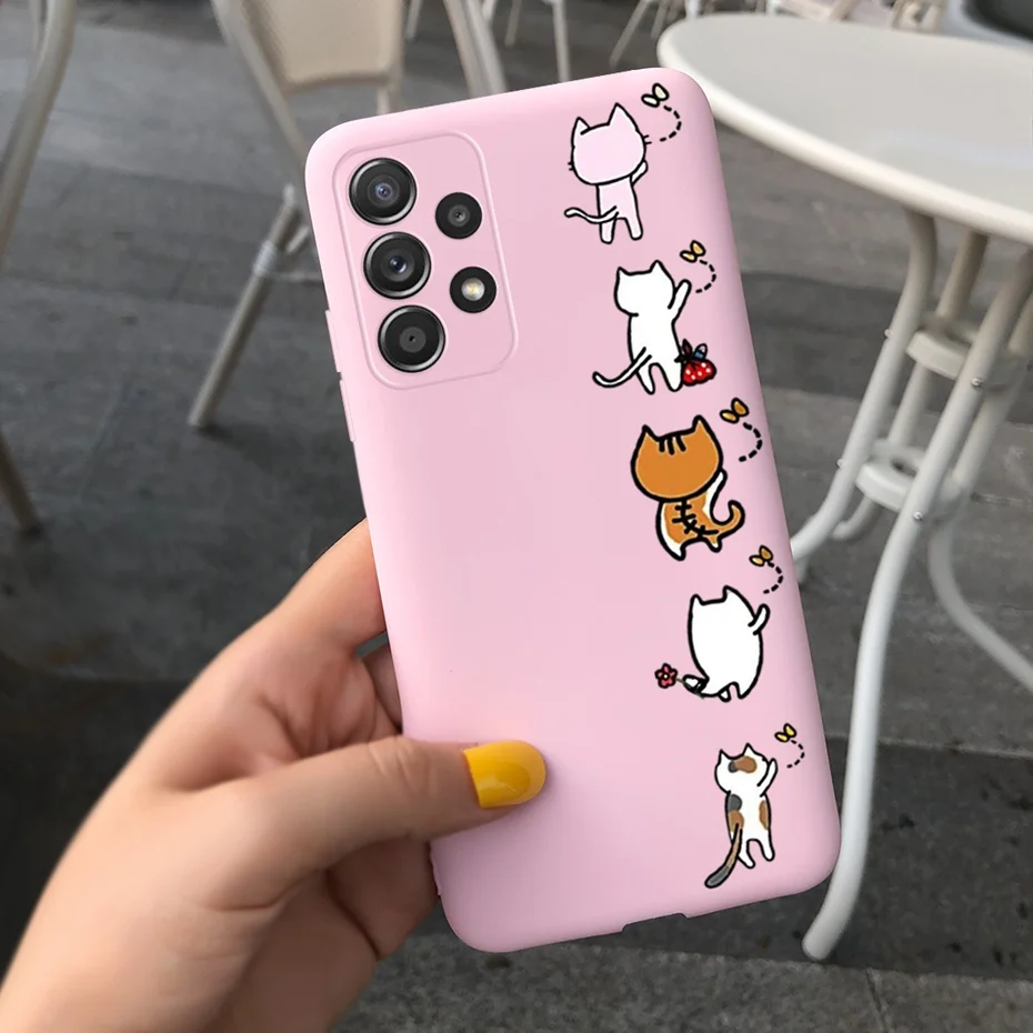 Lovely Pattern Candy Color Silicone Phone Case
